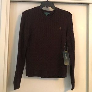 NWT Ralph Lauren Sport Cable Sweater